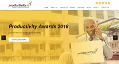 Desktop Screenshot of productivitysa.co.za